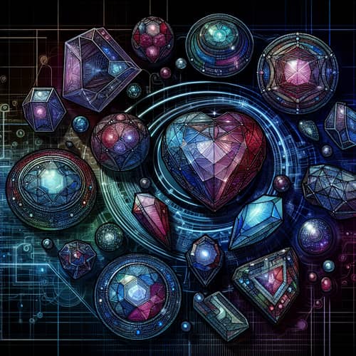 Web3 Gems: Futuristic Digital Gemstones for Crypto Era