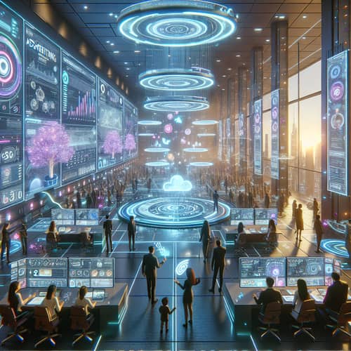 Futuristic Metaverse Marketing Firm: Data Analytics & VR Interfaces