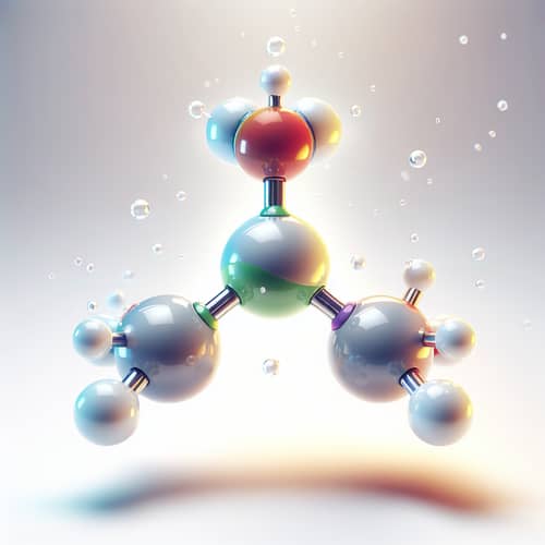 Ozone Molecule Structure - Microscopic View and Chemical Nature