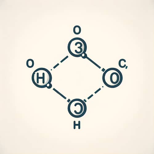 O3 Molecule Structure - Visual Representation of Ozone
