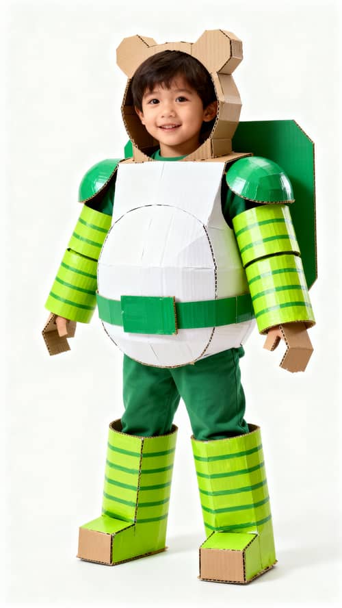 Child Gummy Bear Space Suit Costume - 3D Render