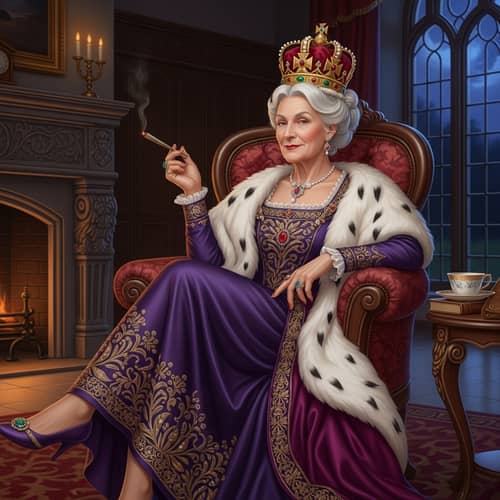 Queen Elisabeth | Royal Relaxation with a Herbal Smoking Roll