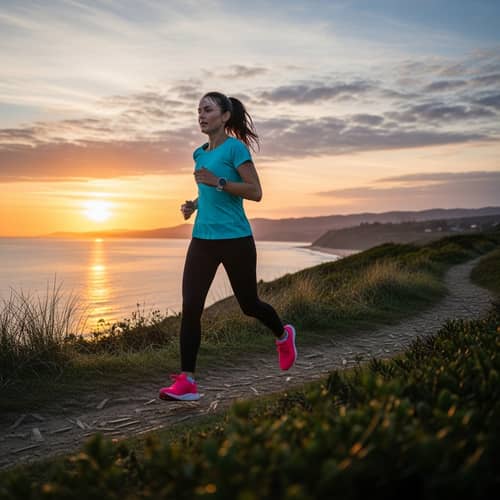 Jogging in Sportswear - Outdoor Fitness Activity