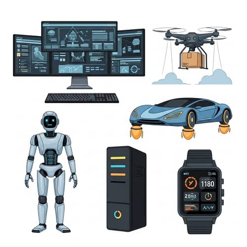 Cutting-Edge Technology Illustration