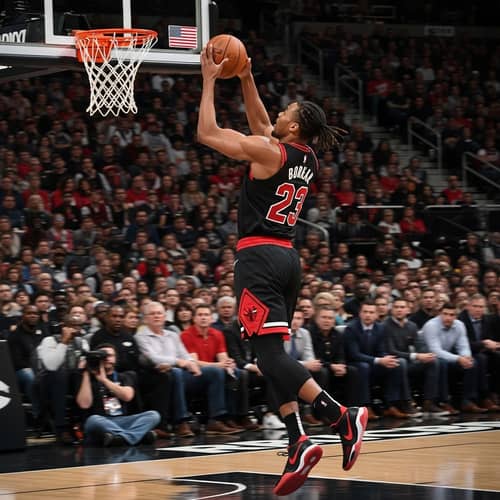 Exciting Basketball Action | Slam Dunk Player in Motion