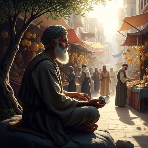 Living a Peaceful Life without Materialistic Desires