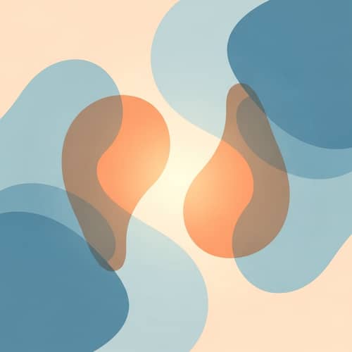 Empathy Abstract Art: Connecting Through Shapes