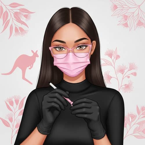 Professional Manicurist with Dark Brown Hair | Beauty Expert