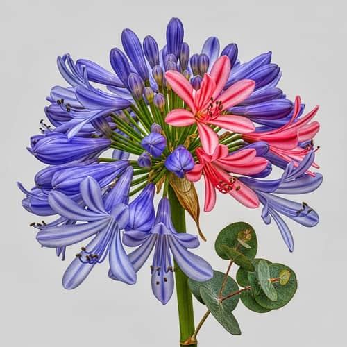 Vibrantly Colorful Crossbred Flower Photo - Botanical Photography