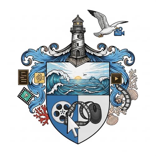 Ocean Lovers & Digital Editing Coat of Arms | Creative Design