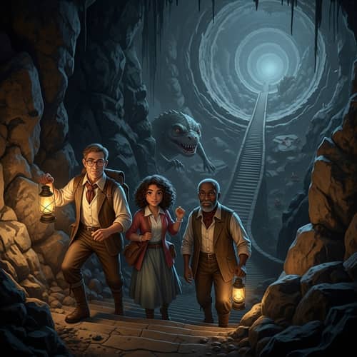 A Journey to the Center of the Earth Explorers Descend