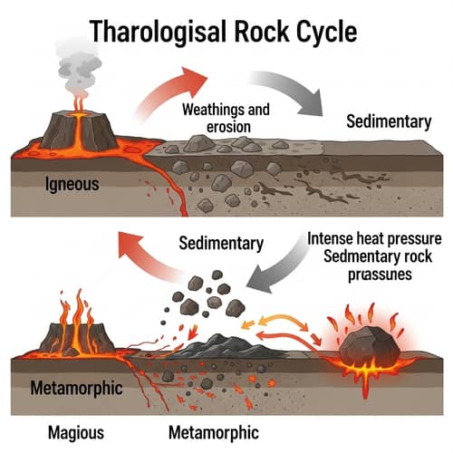 Geological Rock Cycle: Igneous, Sedimentary, Metamorphic