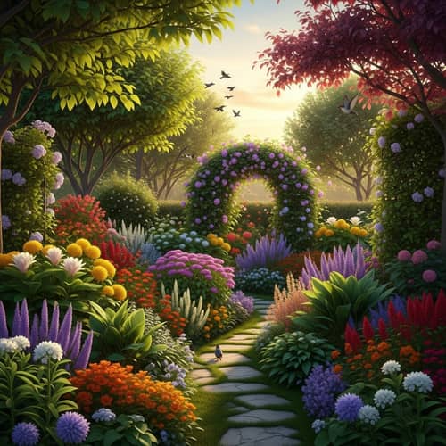 Tranquil Garden Oasis | Nature's Serene Haven