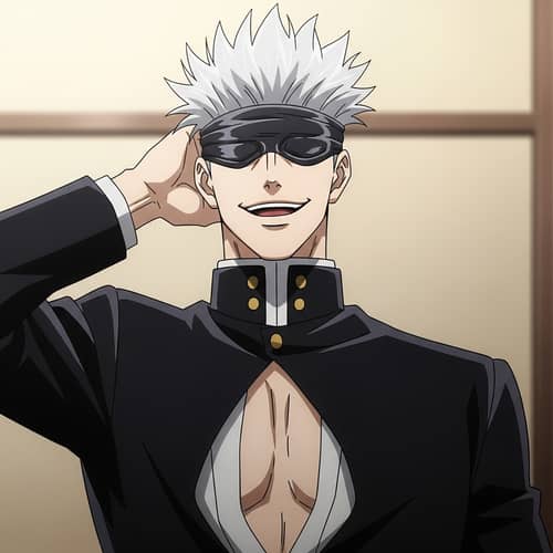 Mysterious Silver-Haired Character | Elegant & Confident