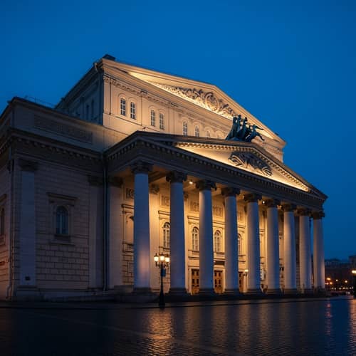 Gorgeous Bolshoi Theatre Building Architecture