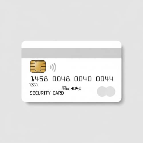 Minimalist Credit Card Design | Abstract Representation