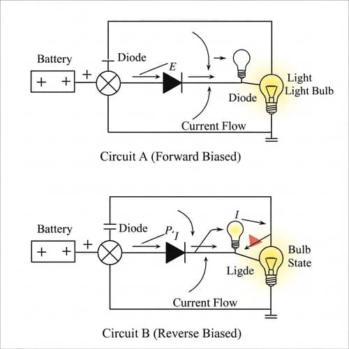 Simple Series Circuits: Forward and Reverse Biased