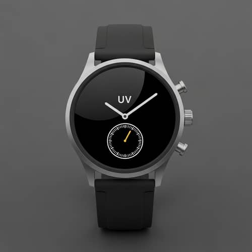 Innovative Timepiece Detecting Ultraviolet Radiation | Minimalistic Design