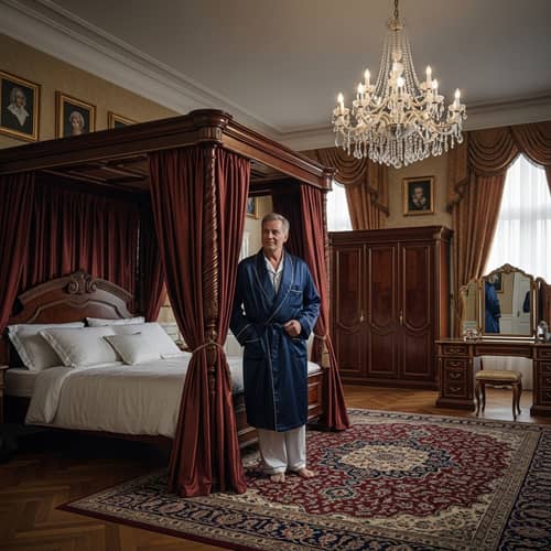 Luxurious Sleeper of Affluent Man | Opulent Decor
