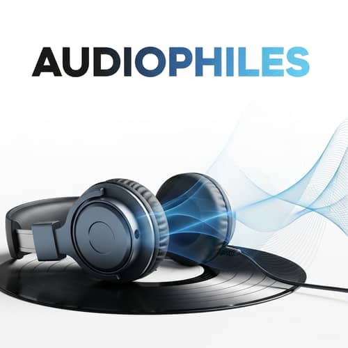 Audiophiles Podcast Cover Design | High-Quality Sound & Music Passion