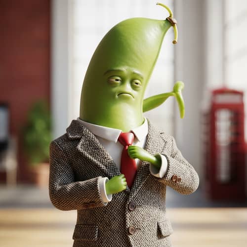 Mr. Bean Bean: Hilarious Green Legume Impersonation