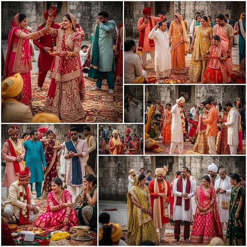 Vibrant Indian Wedding Celebration | Documentary Photography Style