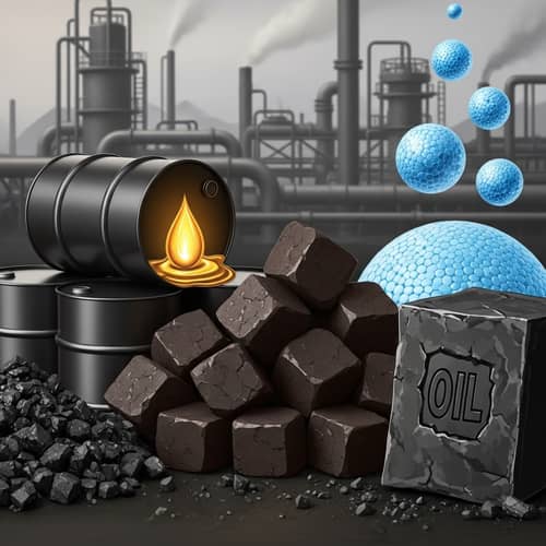 Fossil Fuels Industry: Oil, Gas, Coal | Extraction Process Representation