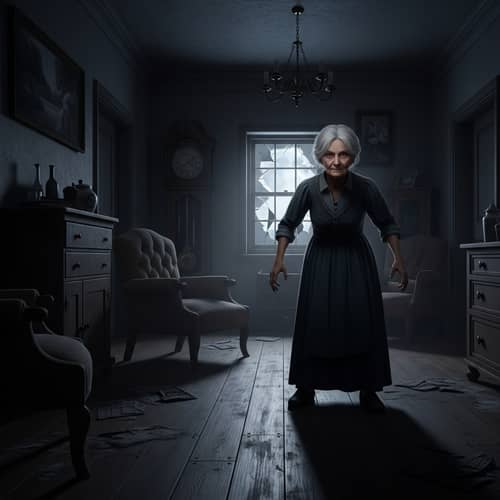 Granny: Eerie Elderly Character in Haunted House Game