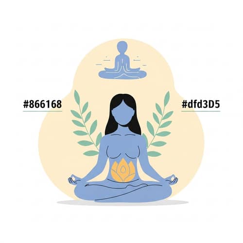 Tranquil Hypnosis & Mindfulness Emotion Management Illustration