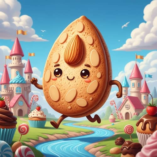 Fantasy Almond-Shaped Biscuit | Sweet Tempting Delight