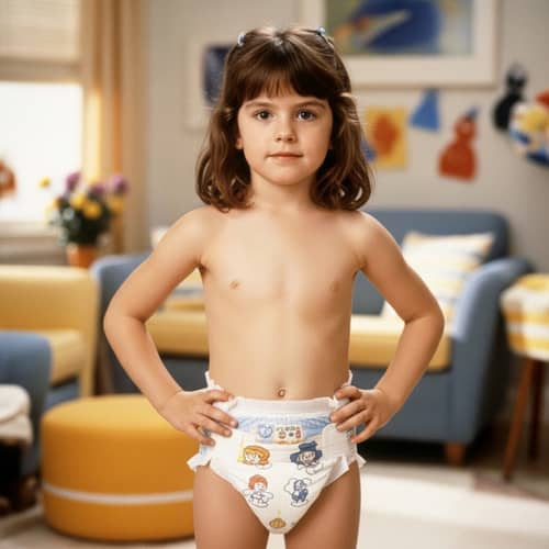 4-Year-Old Daisy Ridley Look-Alike in 1980s Pampers Commercial