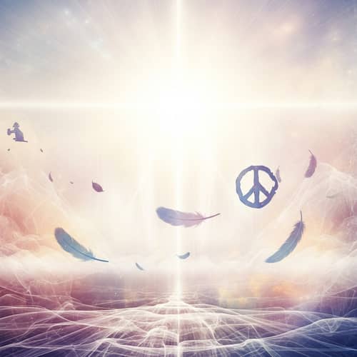 Abstract Representation of Divine Grace - Serene, Spiritual Setting