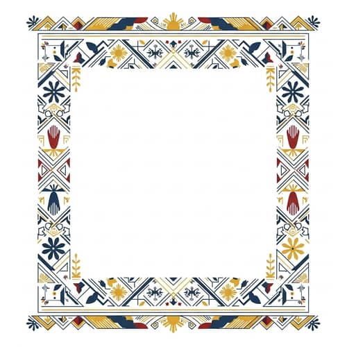 Philippine Citizen Pride Poster Border Design