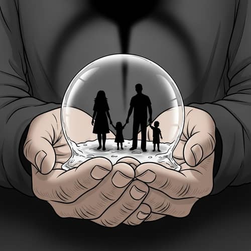 Fear of Losing Family - Emotional Drawing