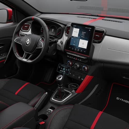 Modern and Sporty Renault Symbol Privilege Interior Design