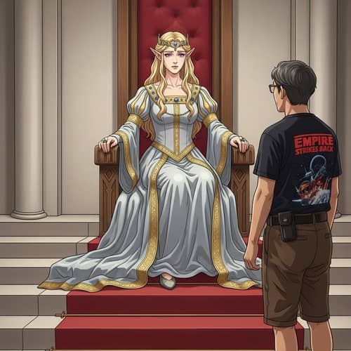 Aelly: The Elven Queen of Radiant Beauty