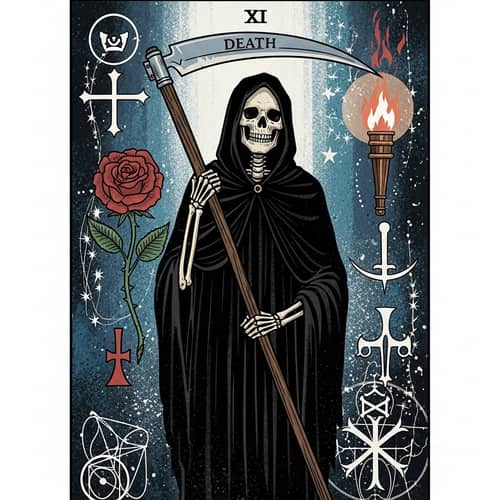 Marseille Tarot Death Card: Grim Reaper and Symbolism