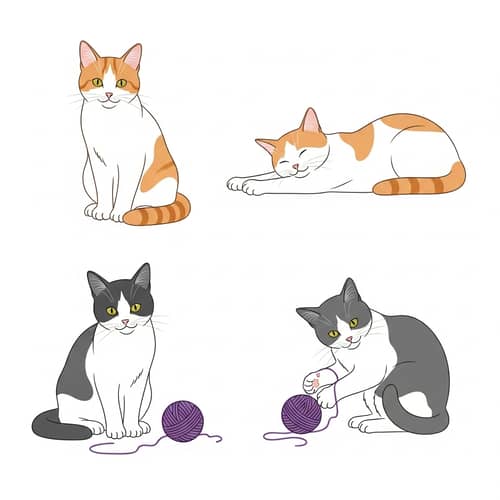 Adorable Cat Poses: Playful and Captivating Moments