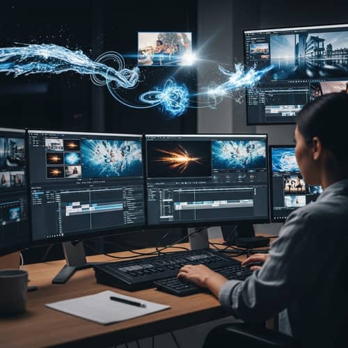 Innovative Video Editing Artistry: Crafted Scenes & Visual Effects