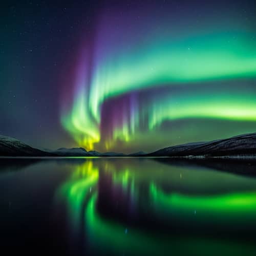 Stunning Northern Lights Display | Brightness & Reflections