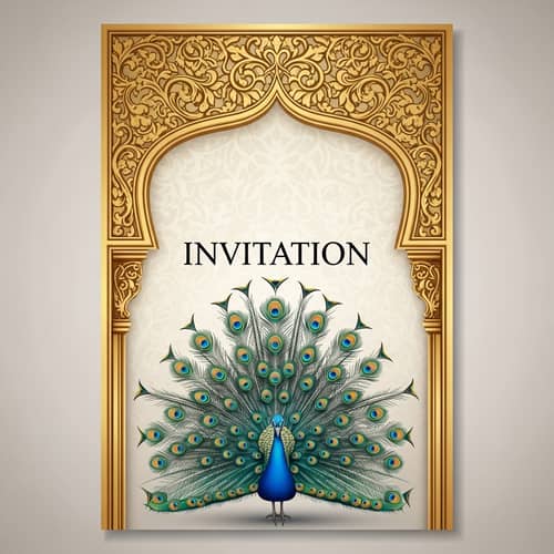 Elegant Ornate Invitation Card Design