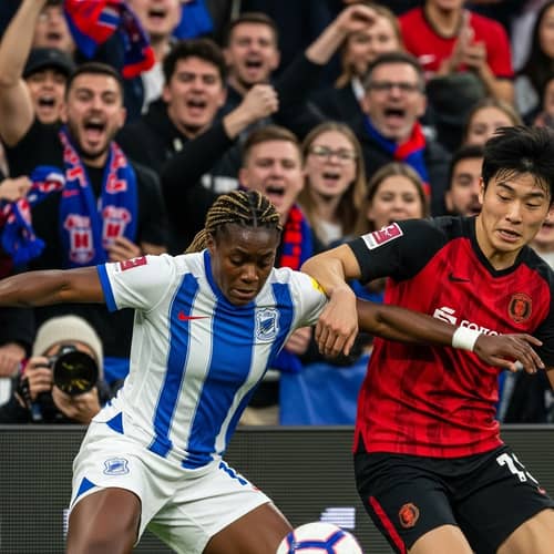 Thrilling Sports Match between Diverse Teams