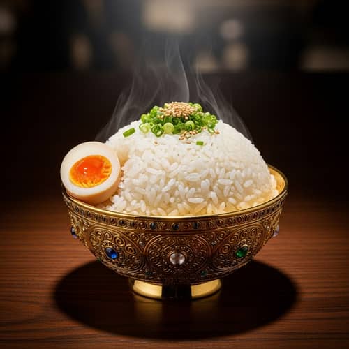 Invaluable Bowl of Rice: Hand-Drawn Masterpiece