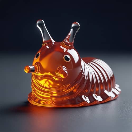 Whimsical Jelly Slug - Fantasy Wizarding World Delight