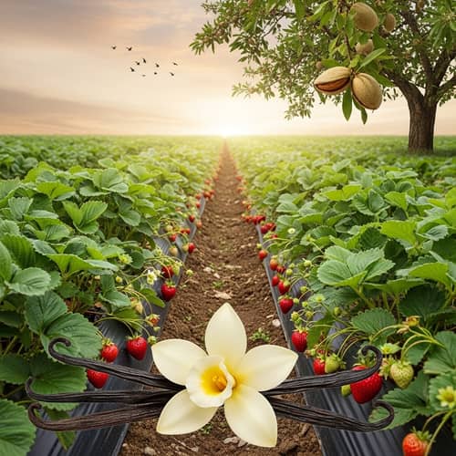 Strawberry Field under Vanilla Sky: Eastward Landscape