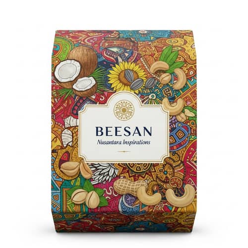 Luxurious Indonesian-Themed 16x23 cm Packaging Design | BEESAN Nusantara Inspirations