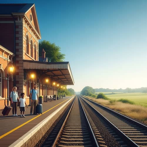Vintage Train Station | Ticketing Website