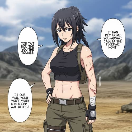 Nameless Warrior Character: Dark Hair, Piercing Eyes, Agile Musculature