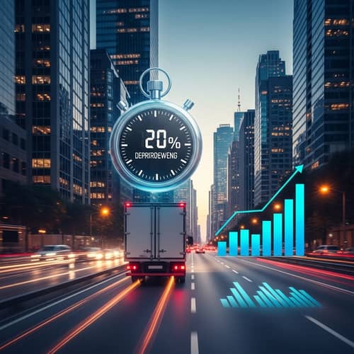 Improved Delivery Time Accuracy by 20% | Logistics Visualization