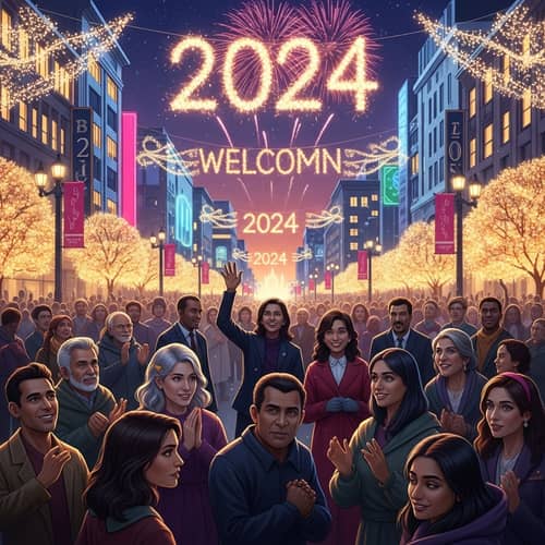 2024 New Year Celebration: Hope, Unity, and Anticipation